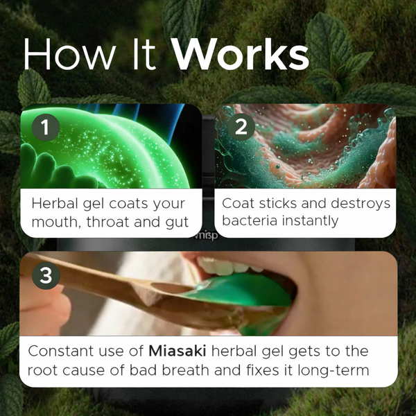 Miasaki Anti-Bad Breath Herbal Gel Supplement