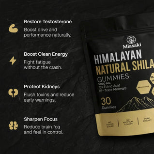 Miasaki Pure Himalayan Shilajit Gummies
